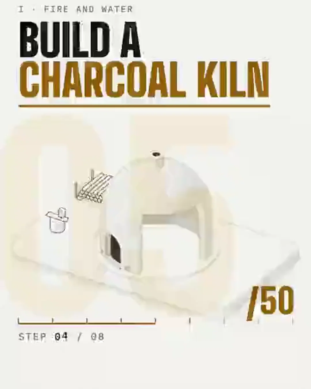 Charcoal kiln, build and run