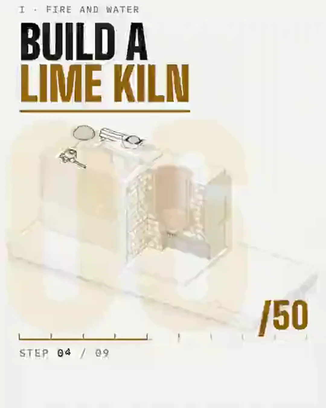 Lime kiln, build and run