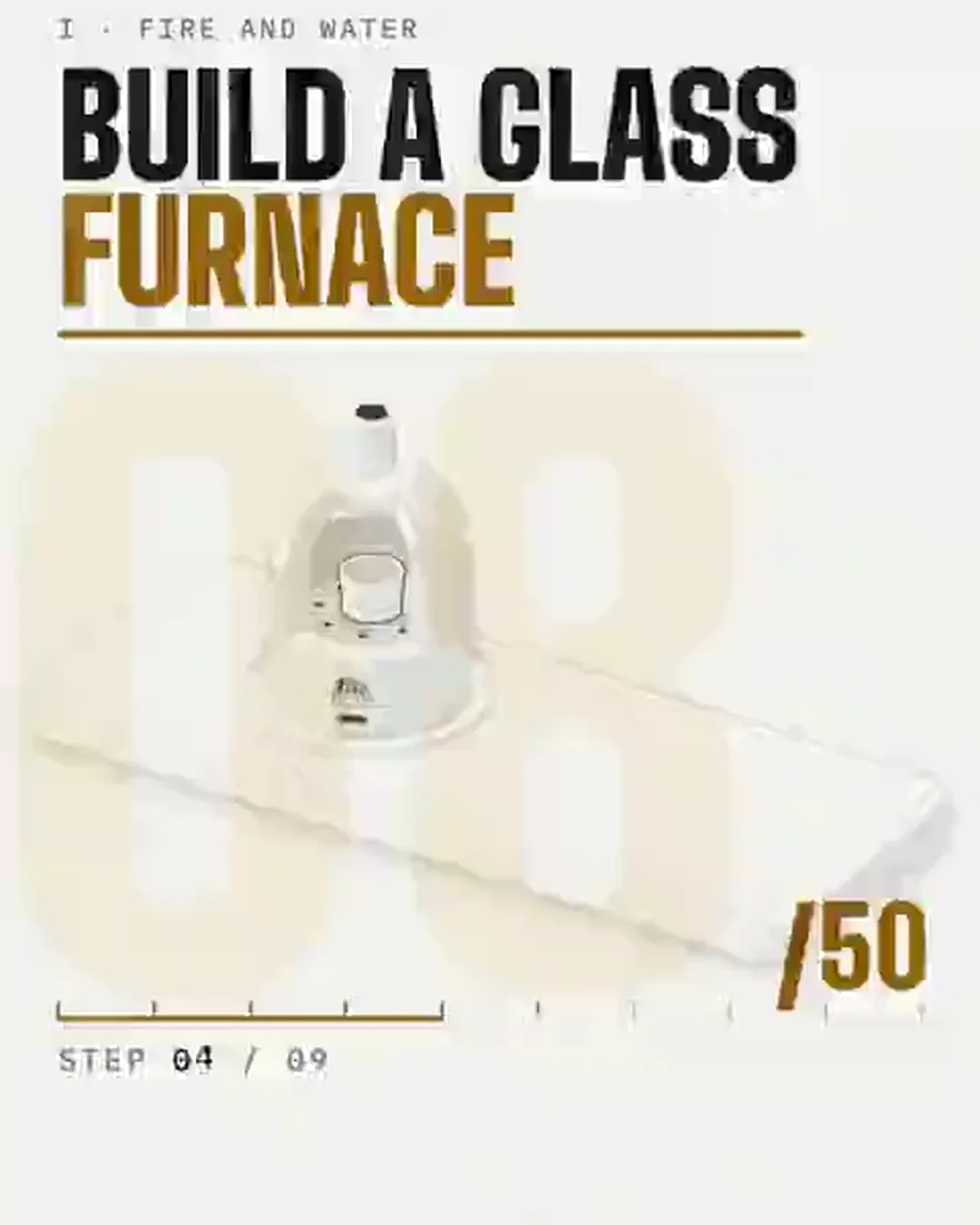 Glass furnace, build and run