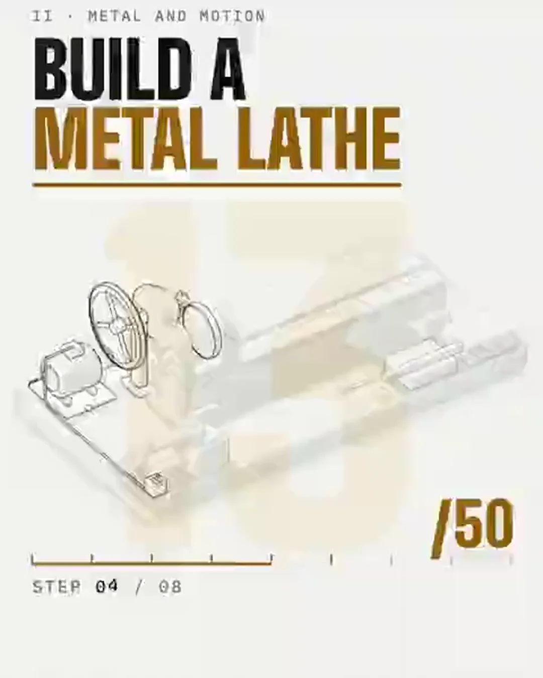 Metal lathe, build and run