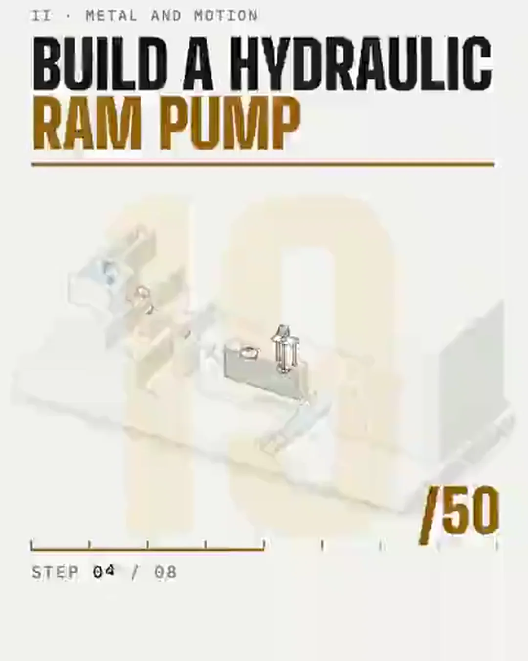 Hydraulic ram pump, build and run