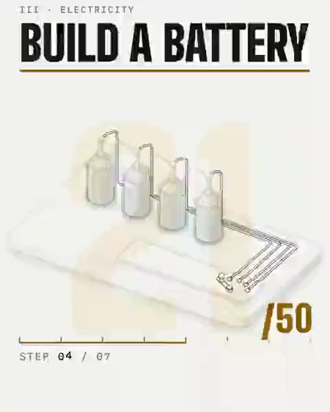 Voltaic battery, build and run