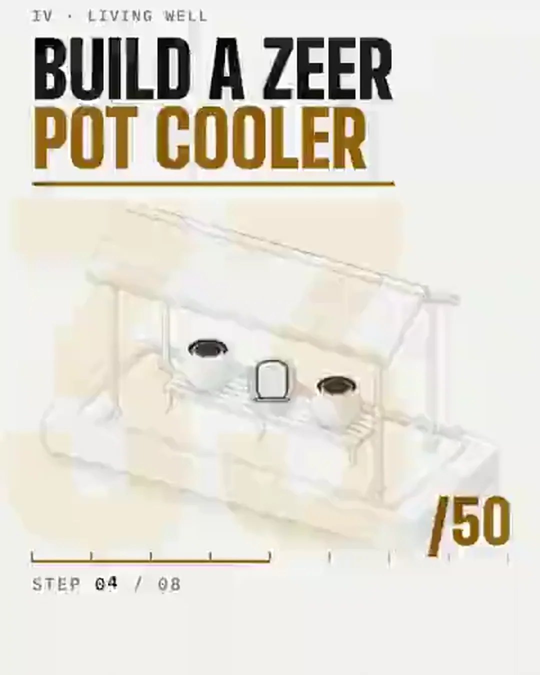 Zeer pot cooler, build and run