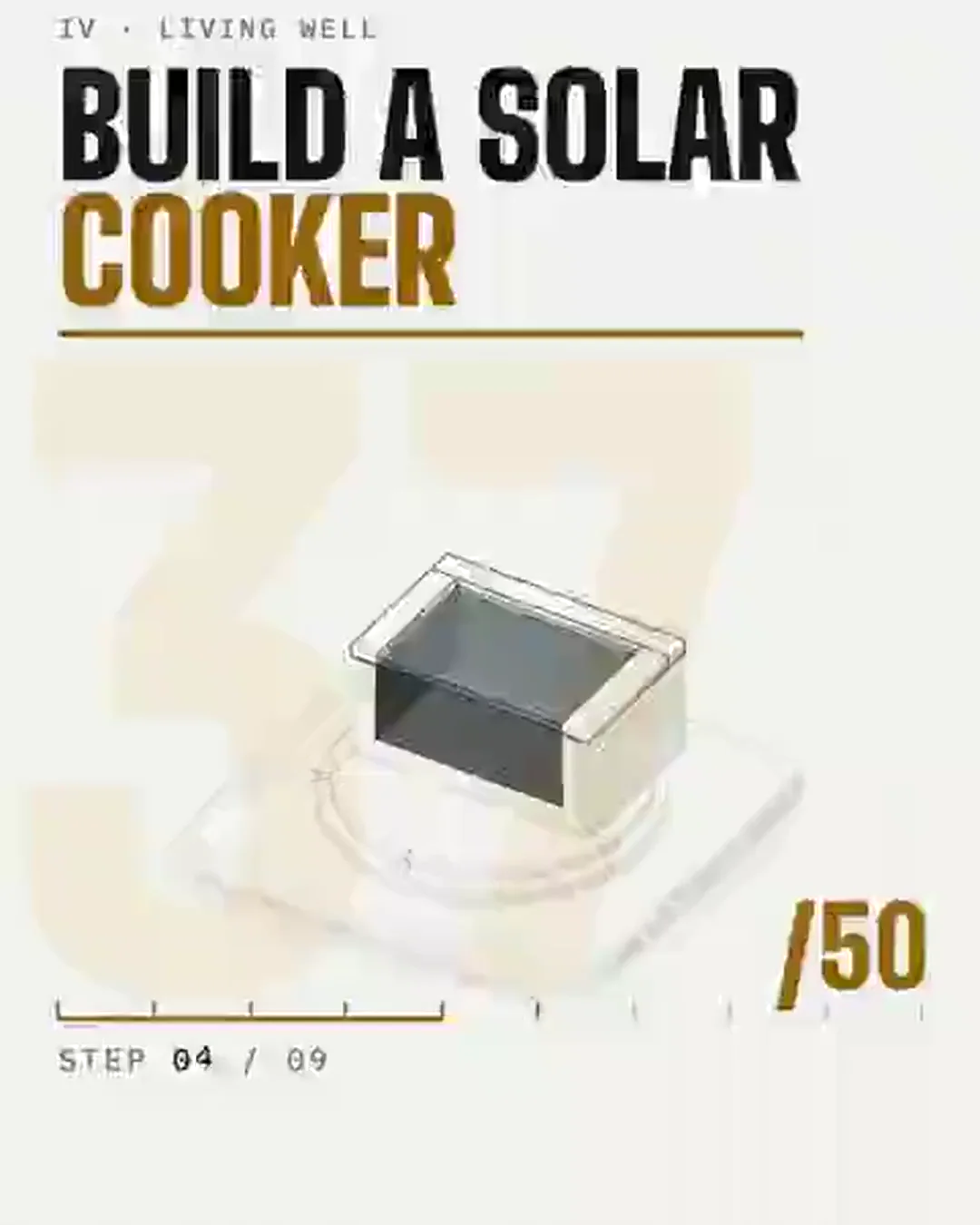 Solar cooker, build and run