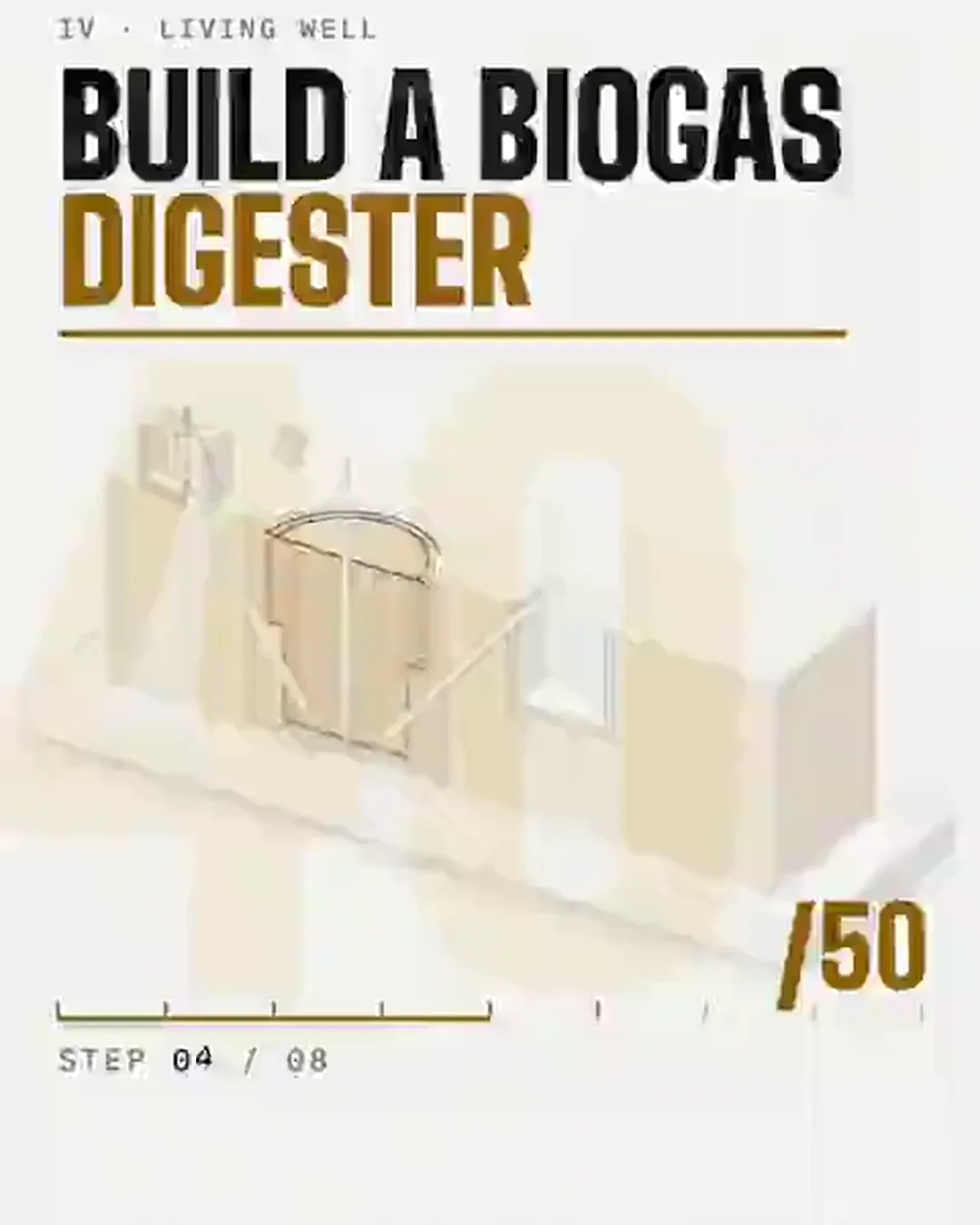 Biogas digester, build and run