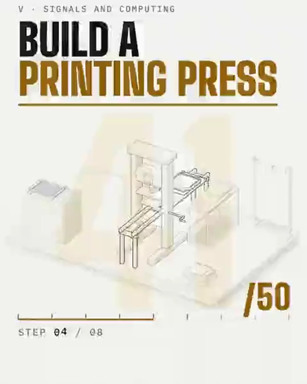 Paper and printing press, build and run