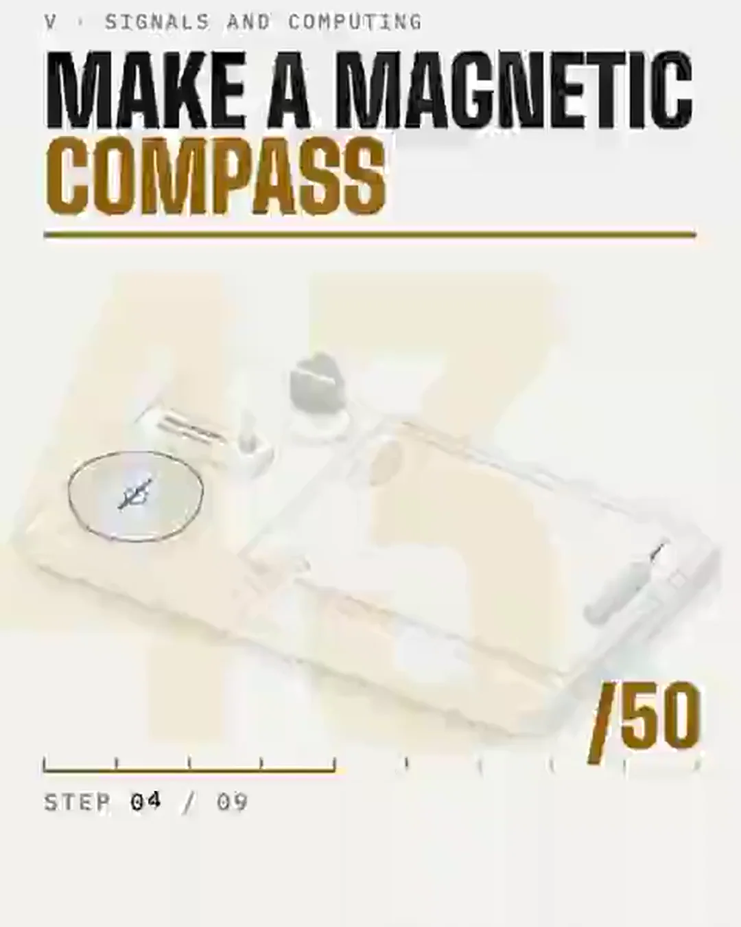 Magnetic compass, build and run