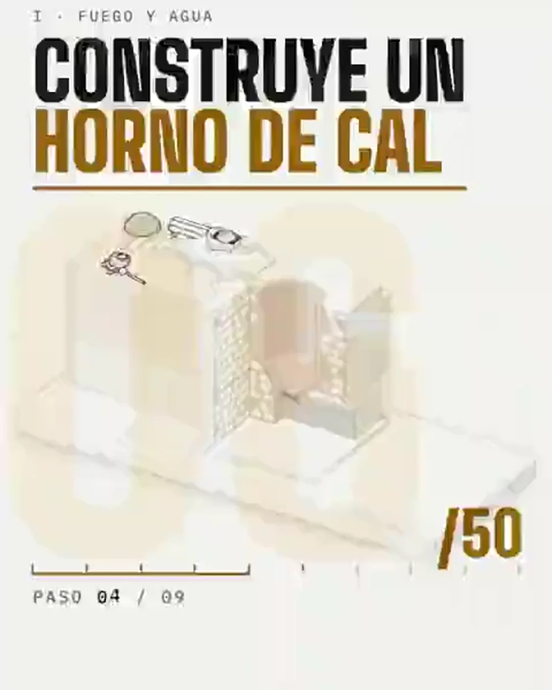 Horno de cal, montaje y funcionamiento