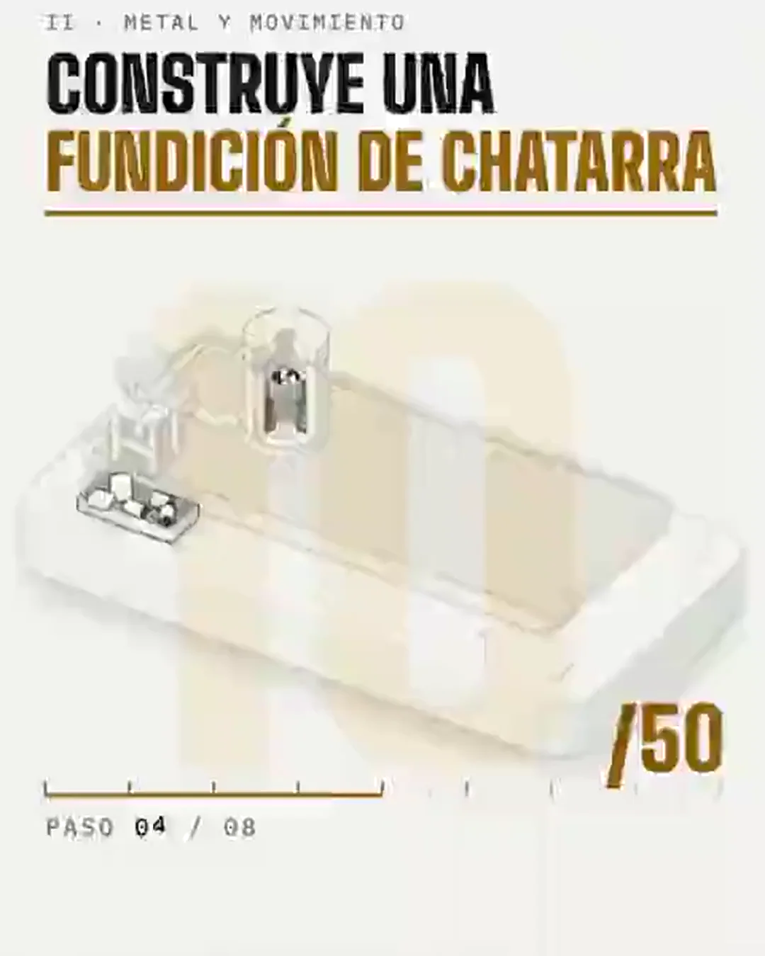 Fundición de chatarra, montaje y funcionamiento