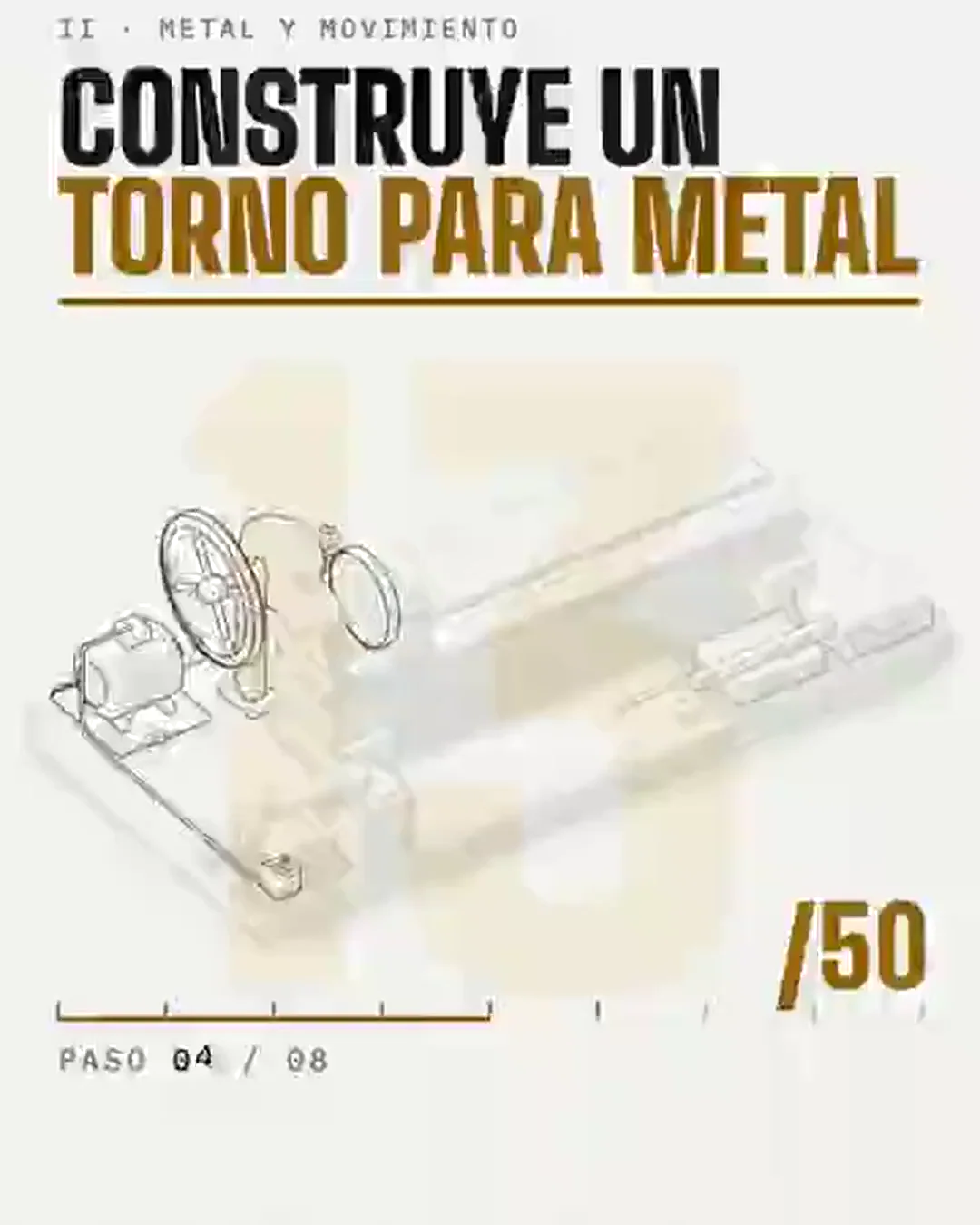 Torno para metal, montaje y funcionamiento