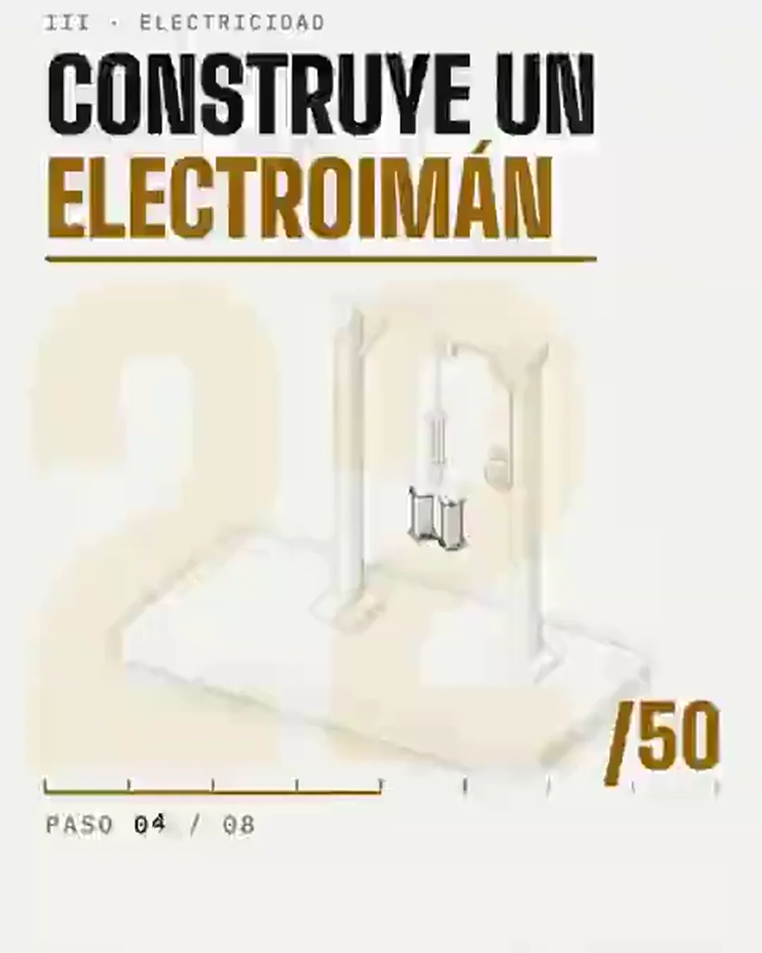 Electroimán, montaje y funcionamiento