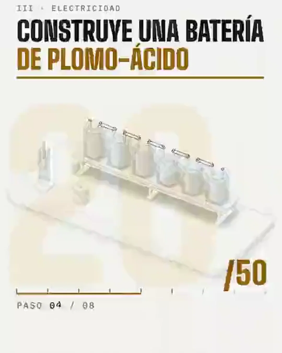 Batería de plomo-ácido, montaje y funcionamiento