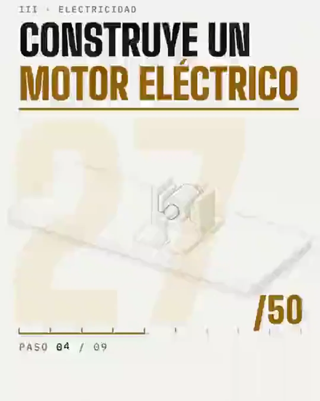 Motor eléctrico, montaje y funcionamiento