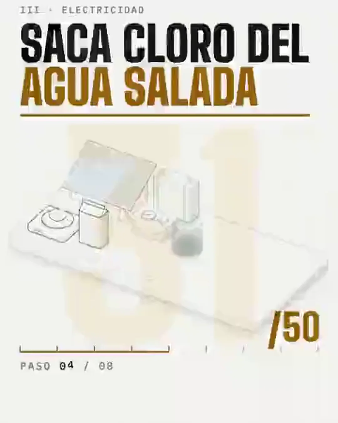 Clorador de agua salada, montaje y funcionamiento