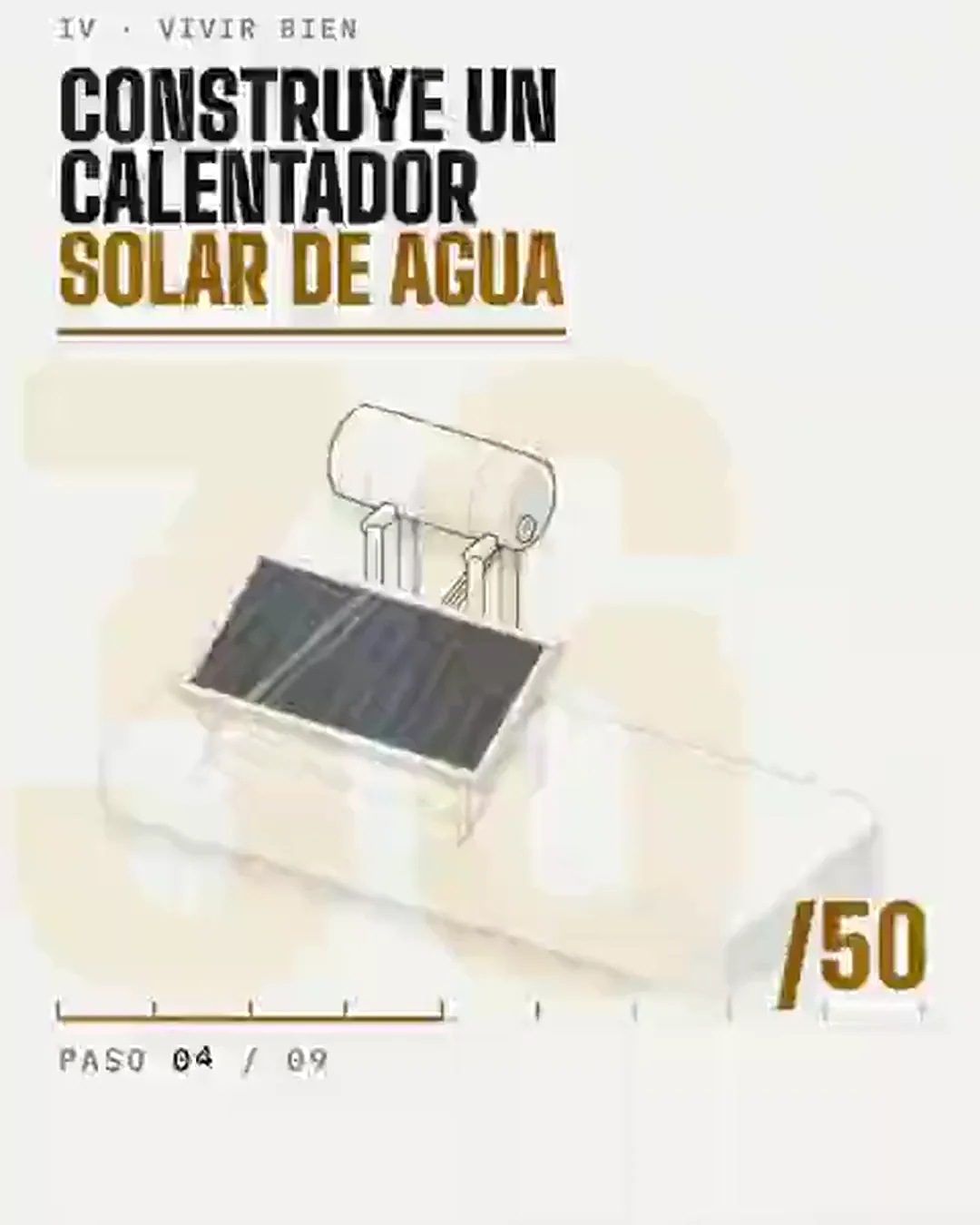 Calentador solar de agua, montaje y funcionamiento