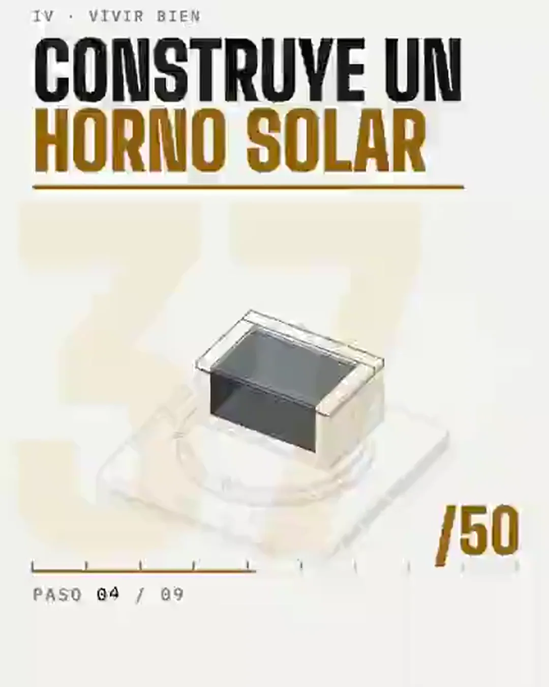 Horno solar, montaje y funcionamiento