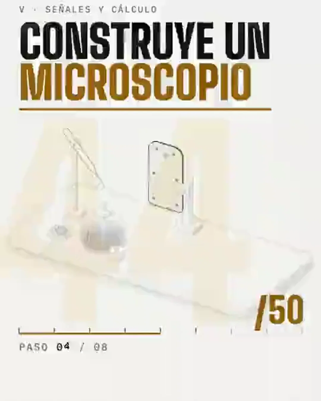 Microscopio, montaje y funcionamiento