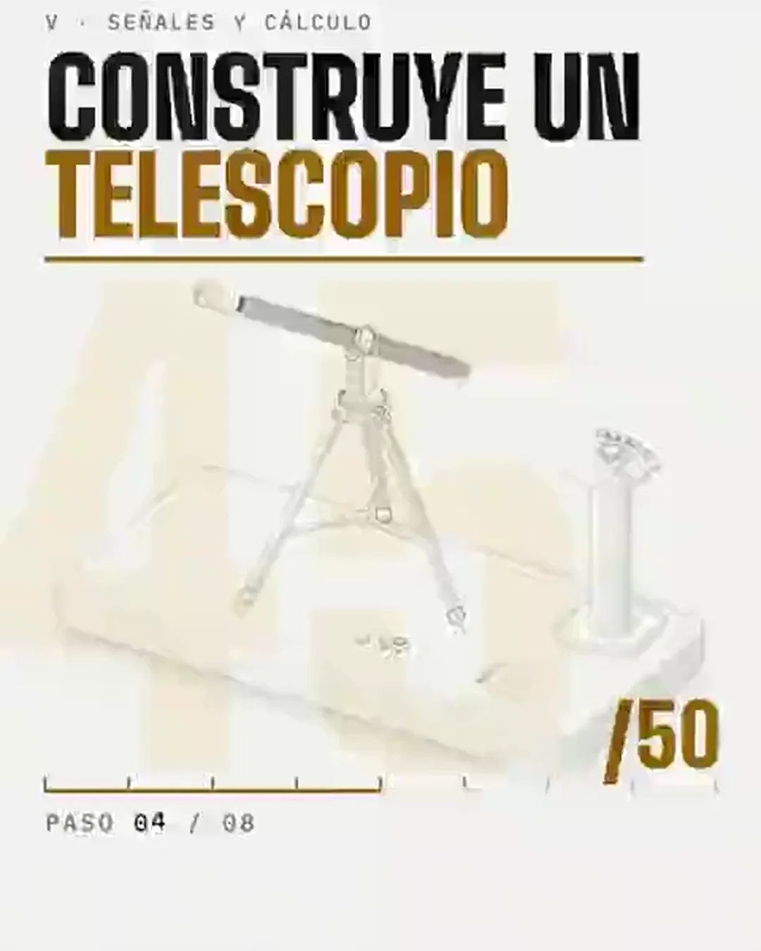 Telescopio, montaje y funcionamiento