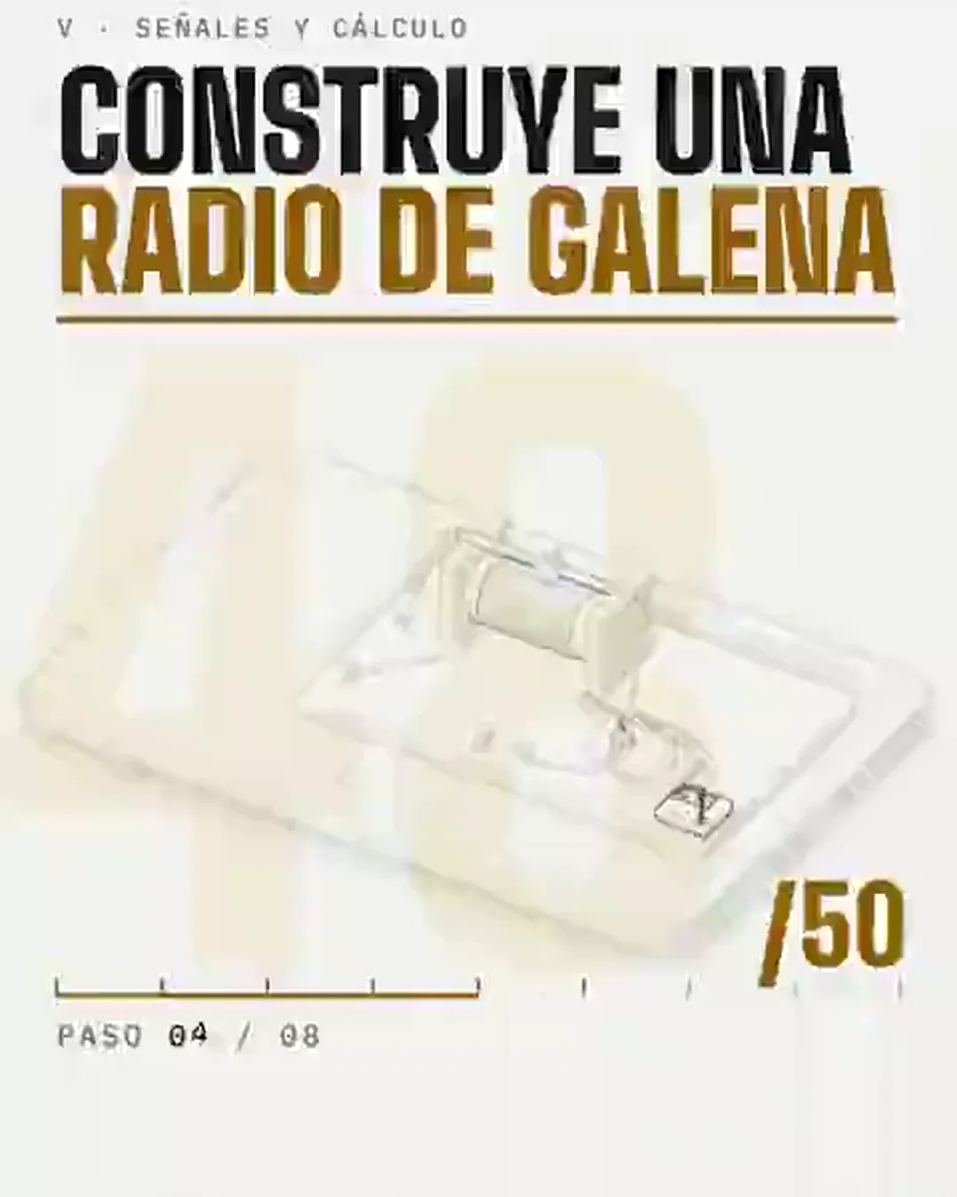 Radio de galena, montaje y funcionamiento