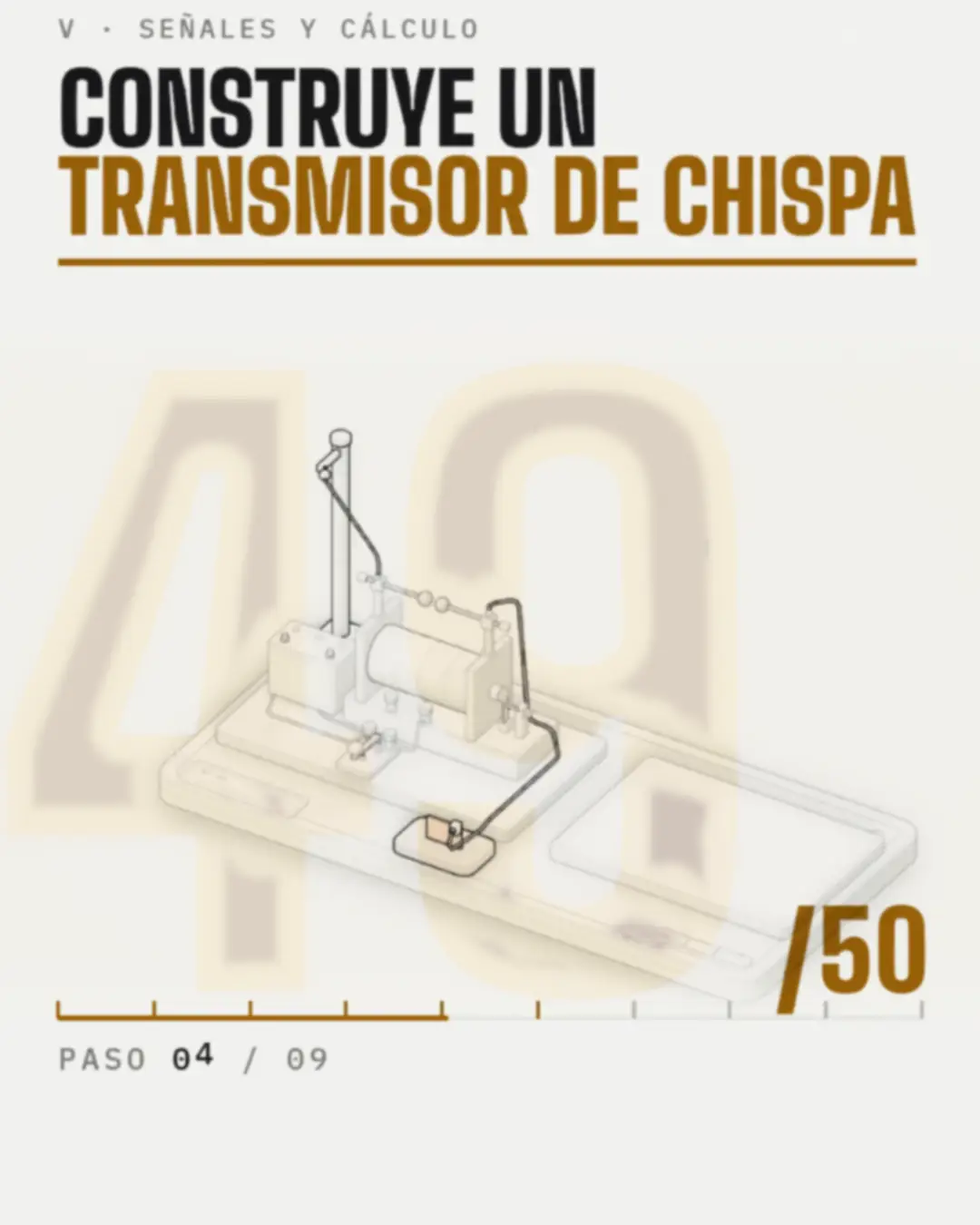 Transmisor de chispa, montaje y funcionamiento