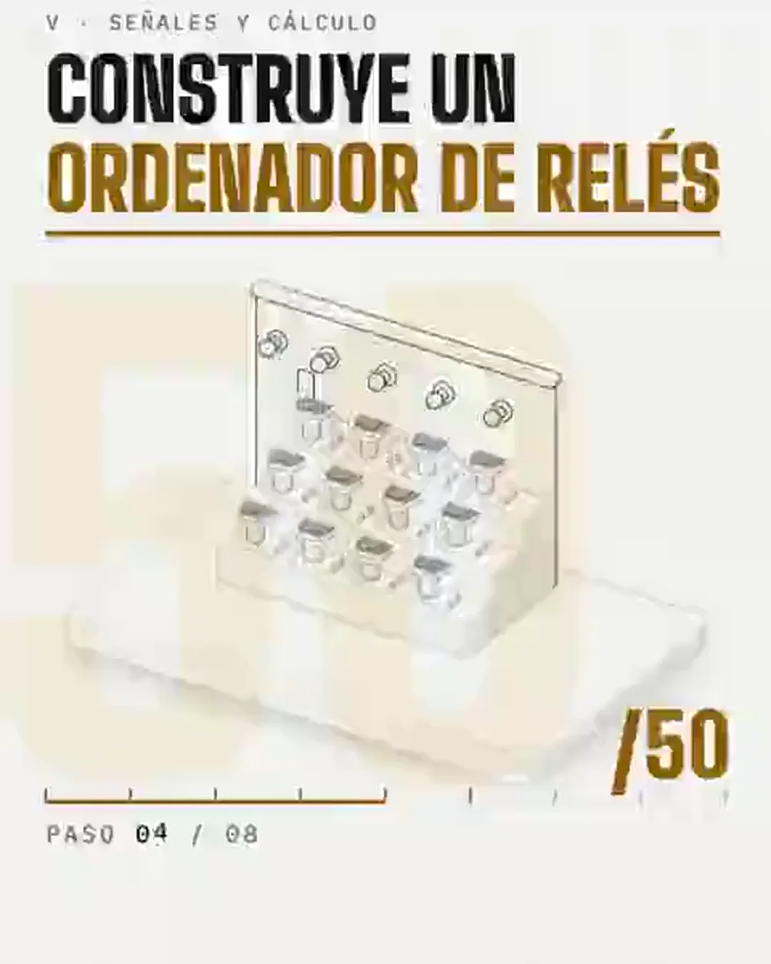 Ordenador de relés, montaje y funcionamiento